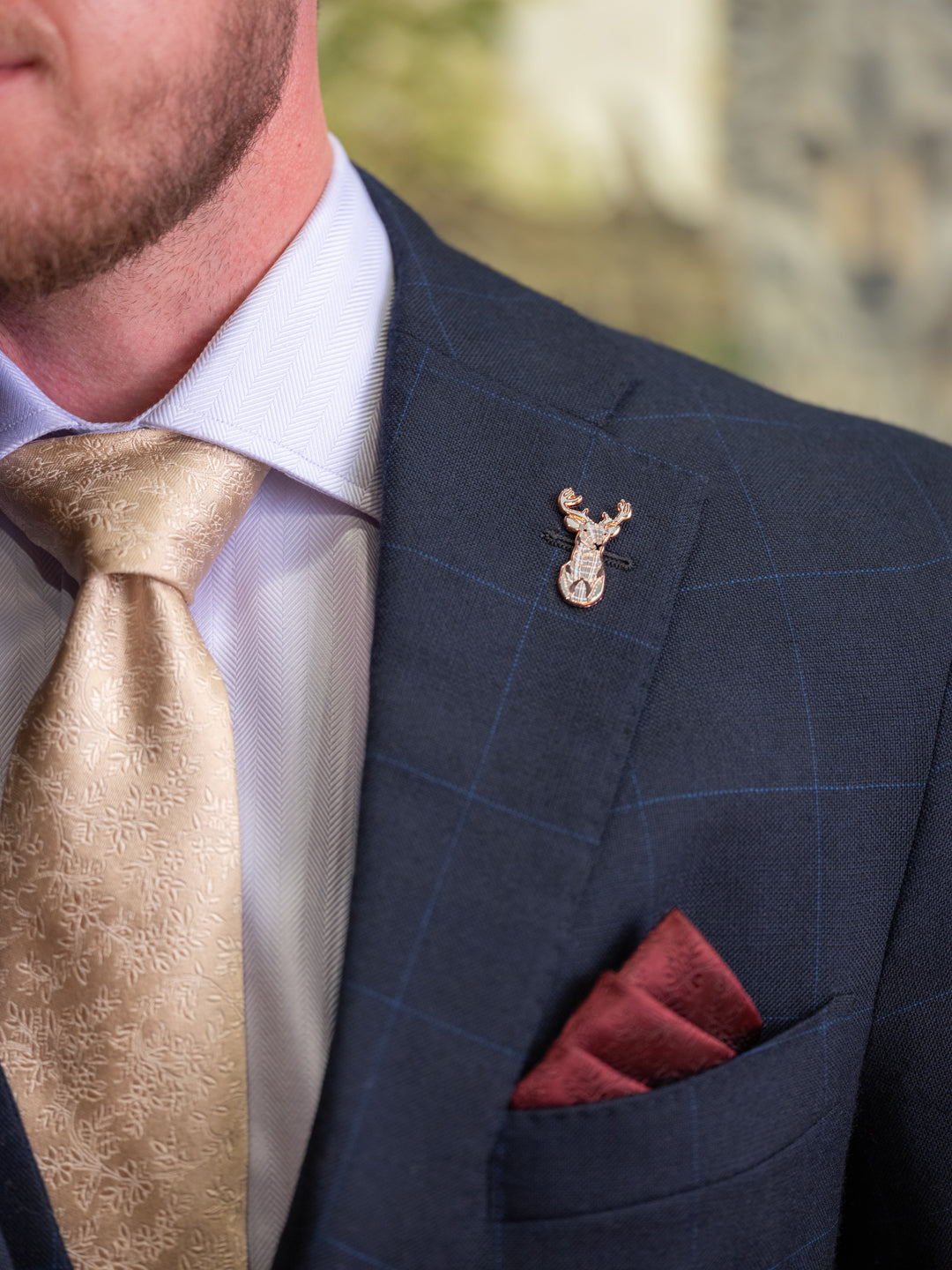 "Scot the Stag" Lapel Pin